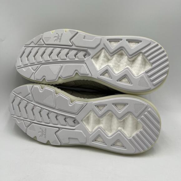 Mens Size 12 Adidas ZX 5K Boost Sesame Grey Running Shoes GX6348 - Picture 4 of 5